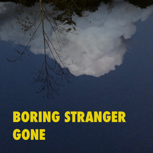 Cover image for Boring Stranger - Gone (Live). Upside down cloud in the night time