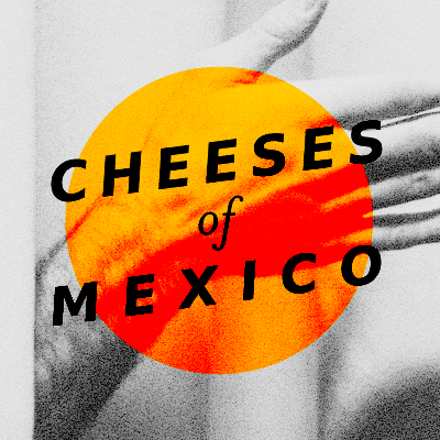 Cheeses of Mexico logo with hand